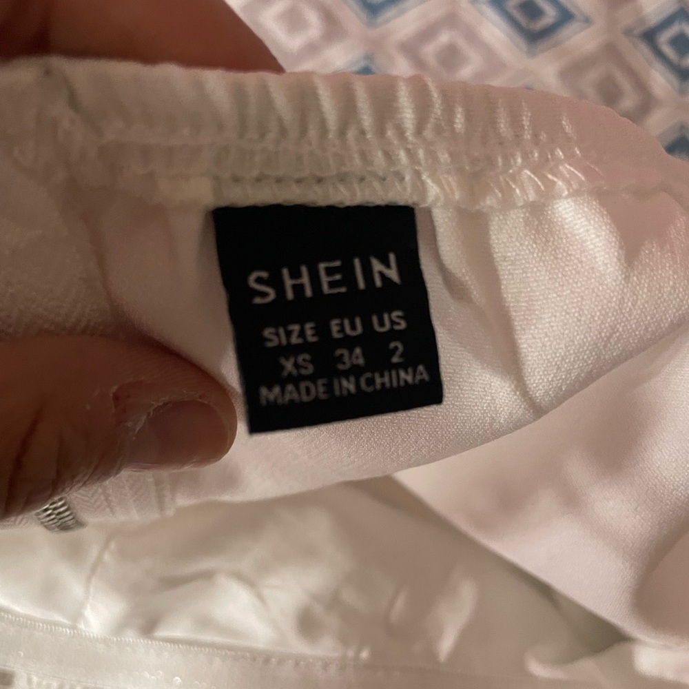 Shein White crop top